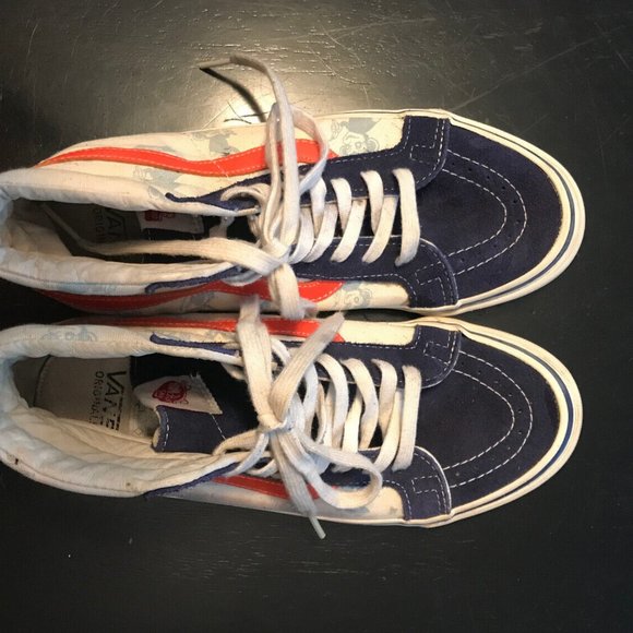 Taka Hayashi x Vans Vault Spring 2014 SK8 Monkey Hi Tops Eclipse Size 8.5 Mens - Picture 5 of 6